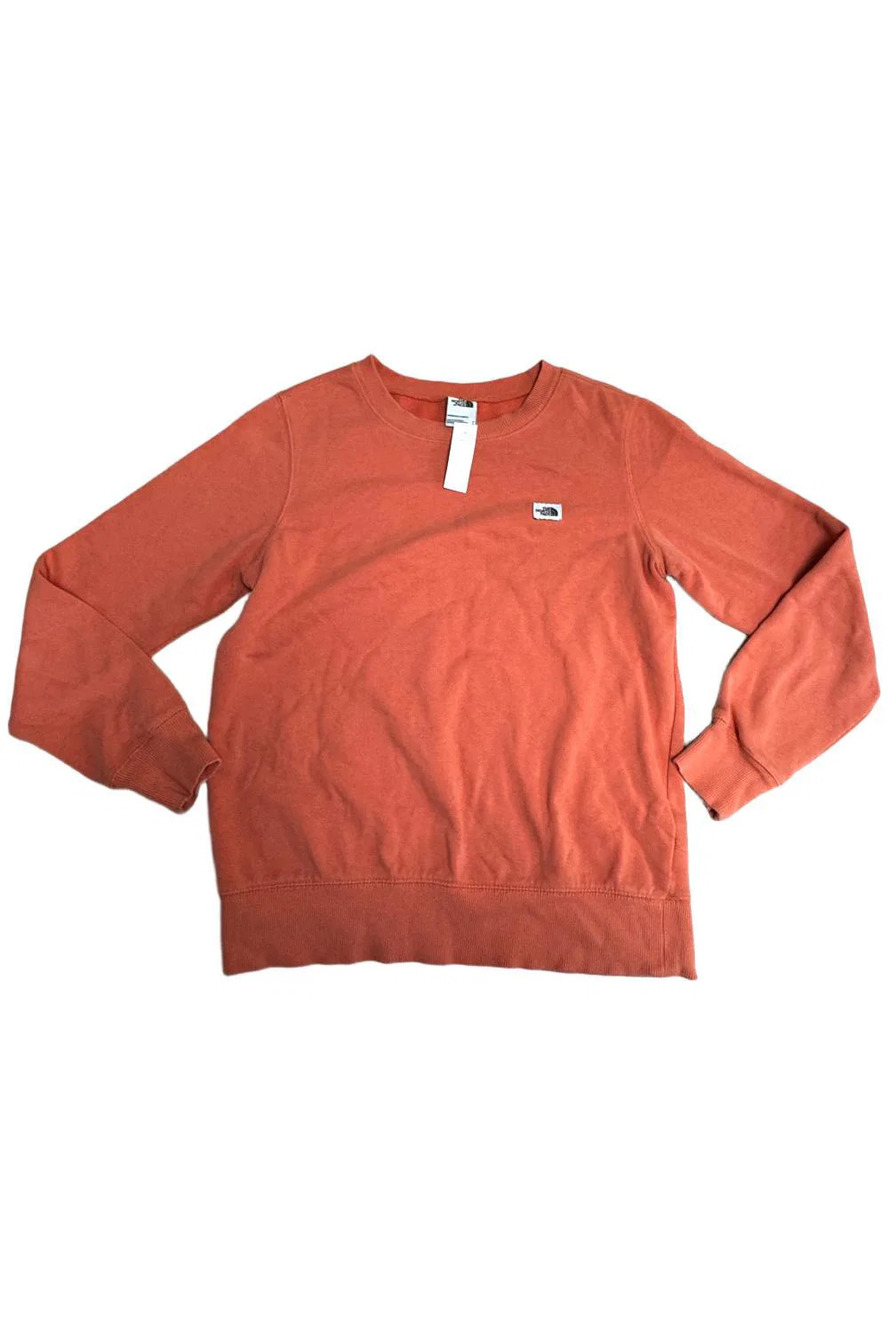 The North Face Women's Heritage Patch Crew Sweatshirt Coral - Regular